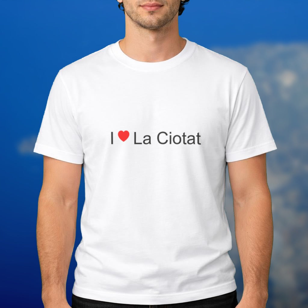T-shirt I love La Ciotat porté