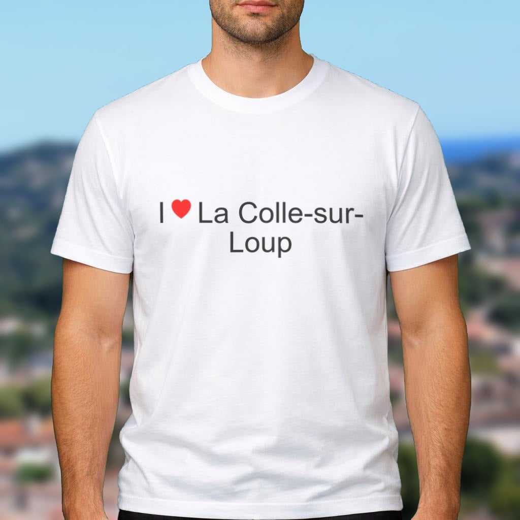 T-shirt I love La Colle-sur-Loup porté