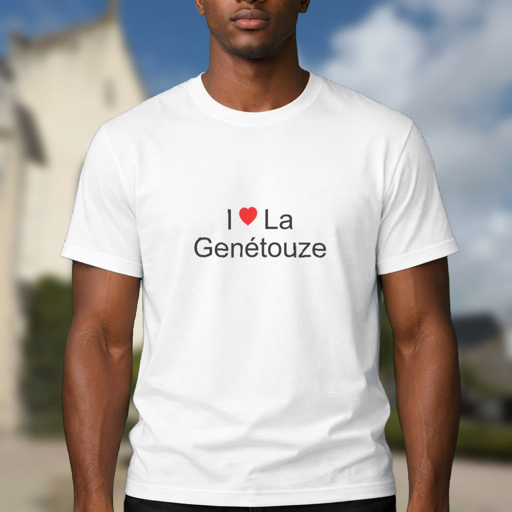 T-shirt I love La Genétouze