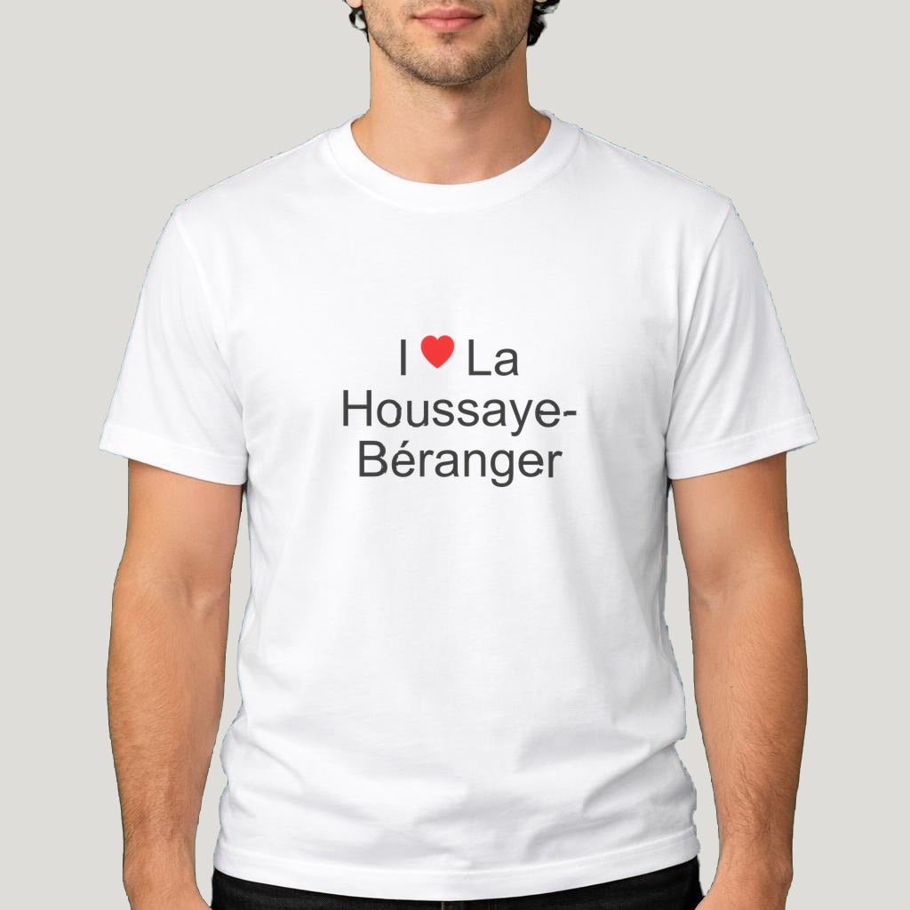 T-shirt I love La Houssaye-Béranger