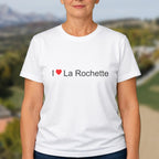 T-shirt I love La Rochette (05) porté