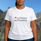 T-shirt I love La Roque-en-Provence porté