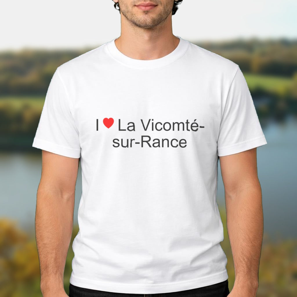 T-shirt I love La Vicomté-sur-Rance