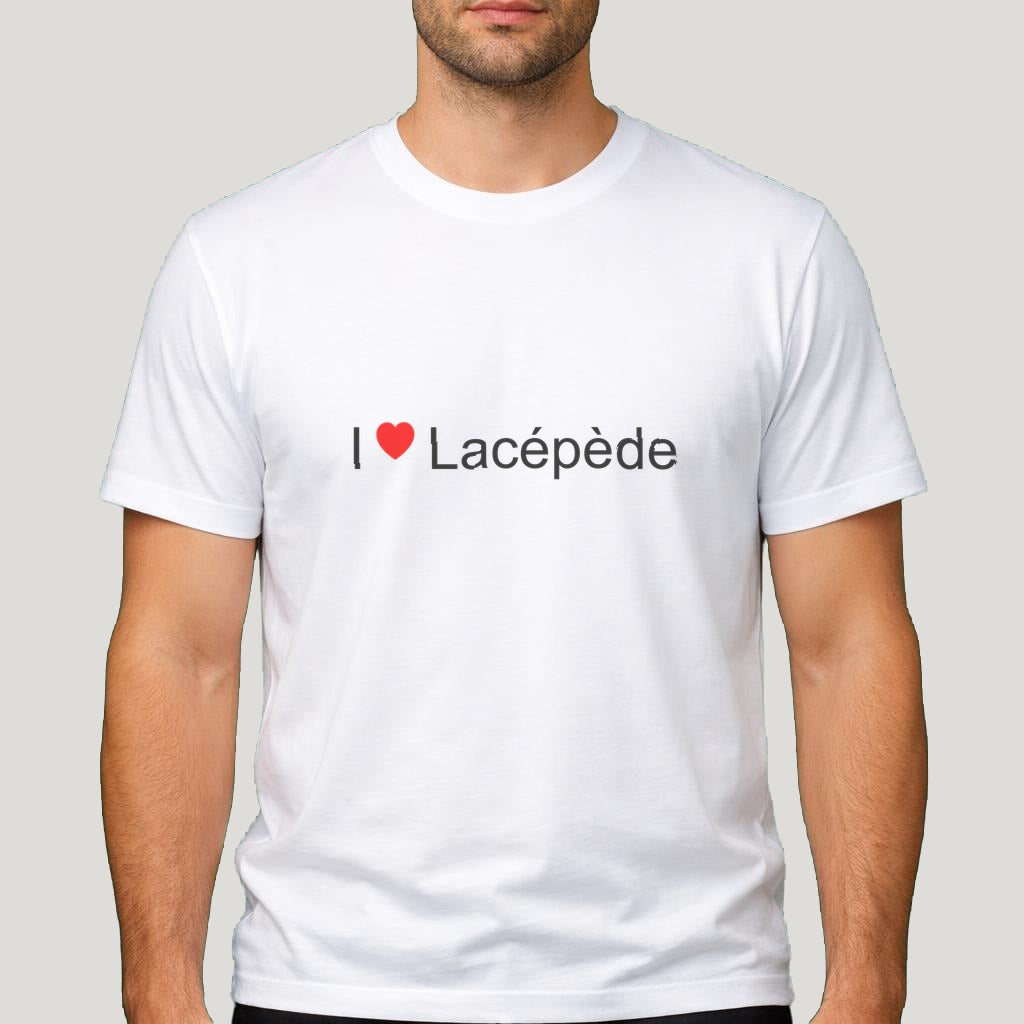 T-shirt I love Lacépède