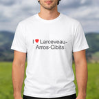 T-shirt I love Larceveau-Arros-Cibits porté