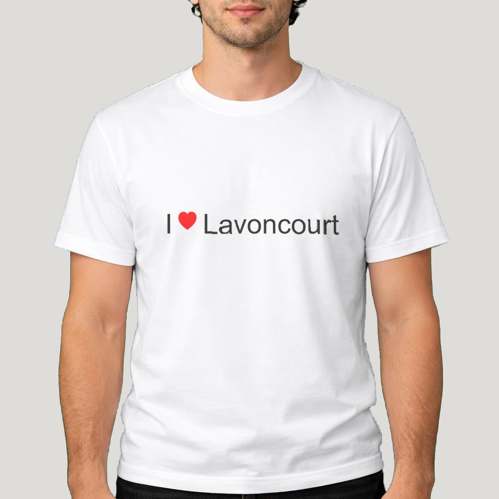 T-shirt I love Lavoncourt