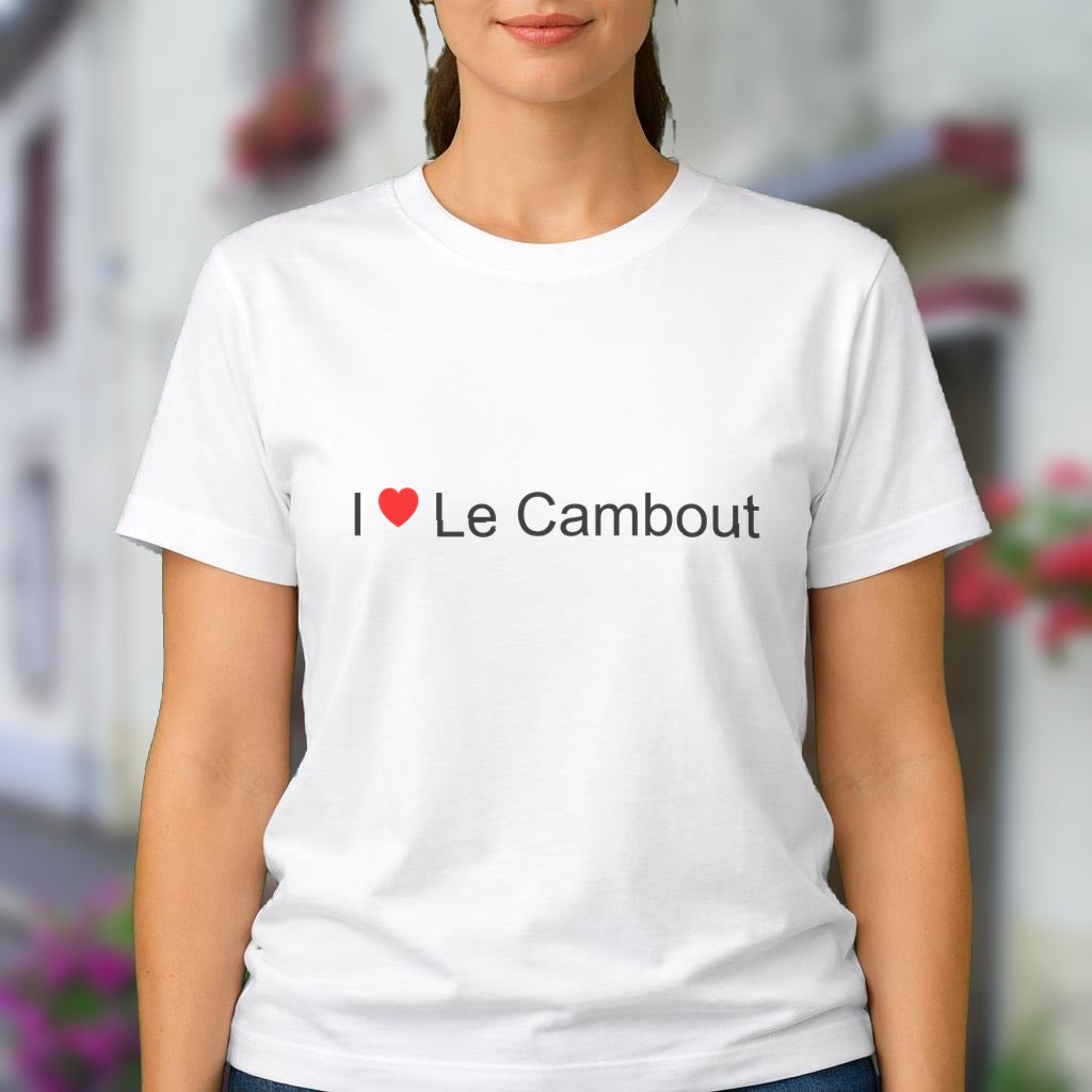 T-shirt I love Le Cambout