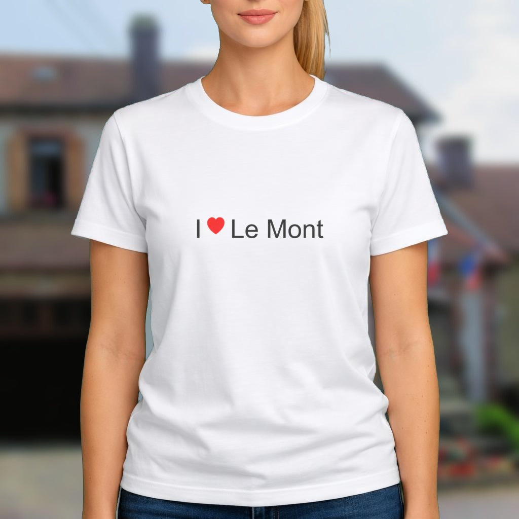T-shirt I love Le Mont
