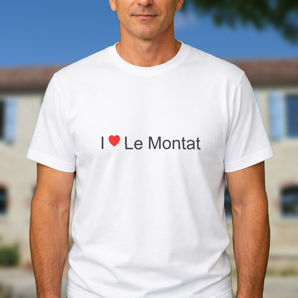 T-shirt I love Le Montat