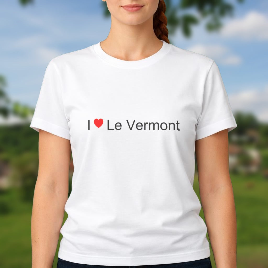 T-shirt I love Le Vermont