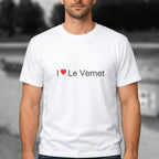 T-shirt I love Le Vernet porté