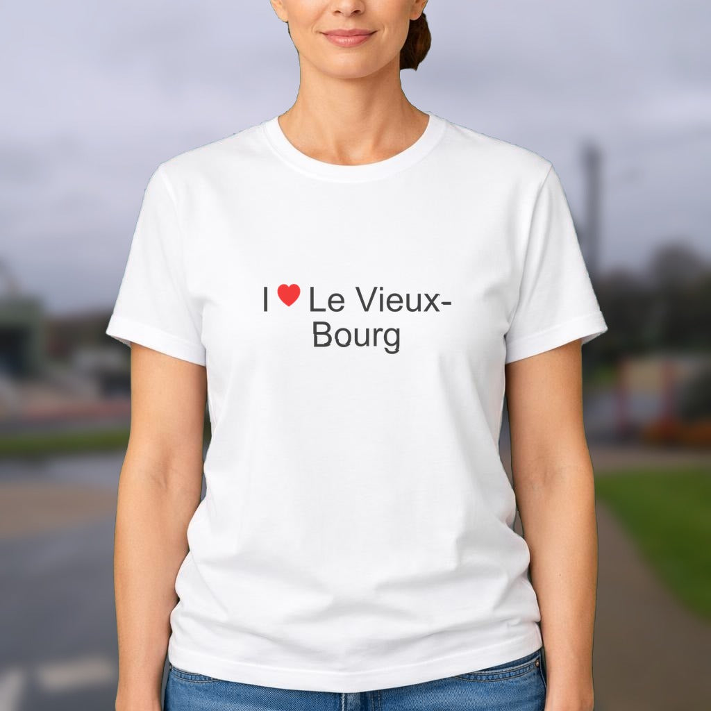 T-shirt I love Le Vieux-Bourg