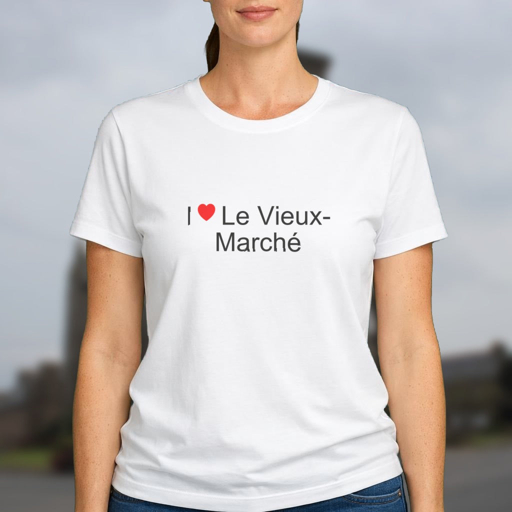 T-shirt I love Le Vieux-Marché