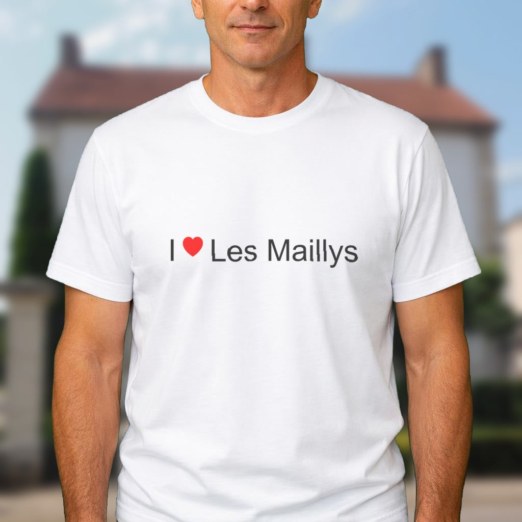 T-shirt I love Les Maillys