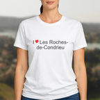 T-shirt I love Les Roches-de-Condrieu