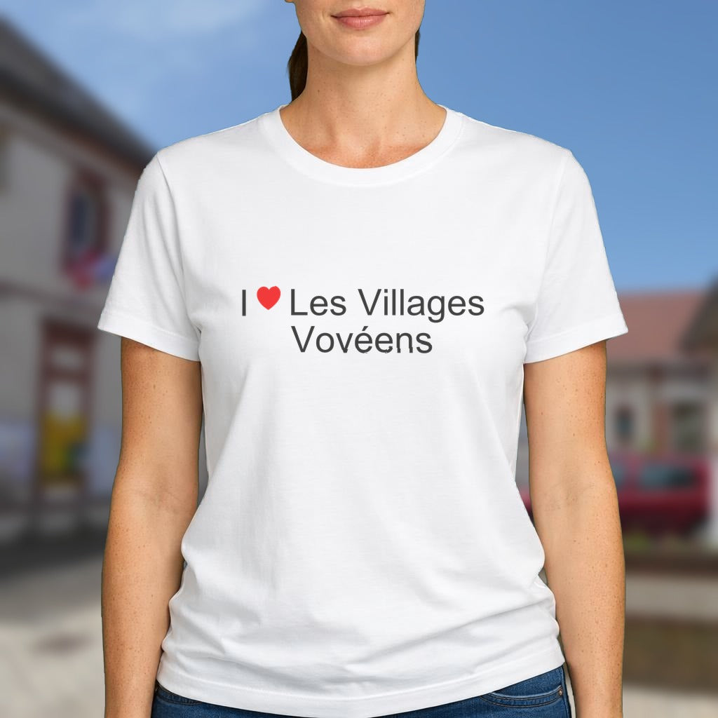 T-shirt I love Les Villages Vovéens