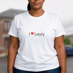 T-shirt I love Leury porté
