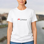 T-shirt I love Limoux porté