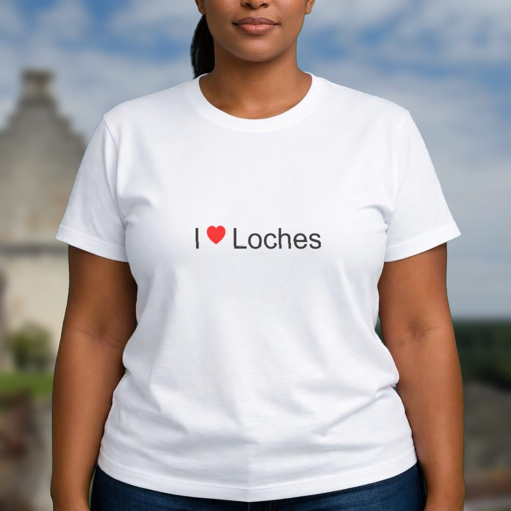 T-shirt I love Loches