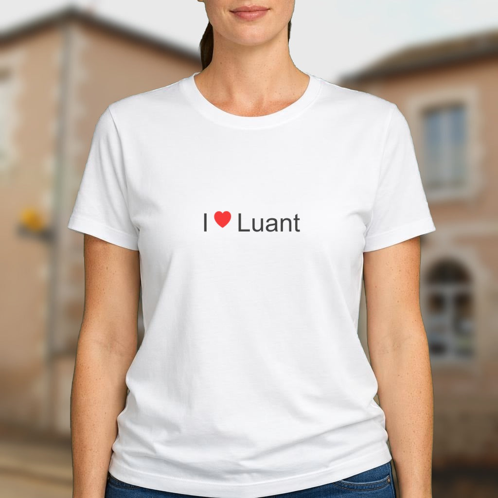 T-shirt I love Luant