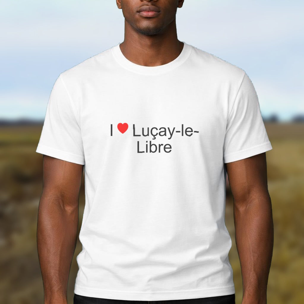 T-shirt I love Luçay-le-Libre