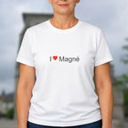T-shirt I love Magné (79)