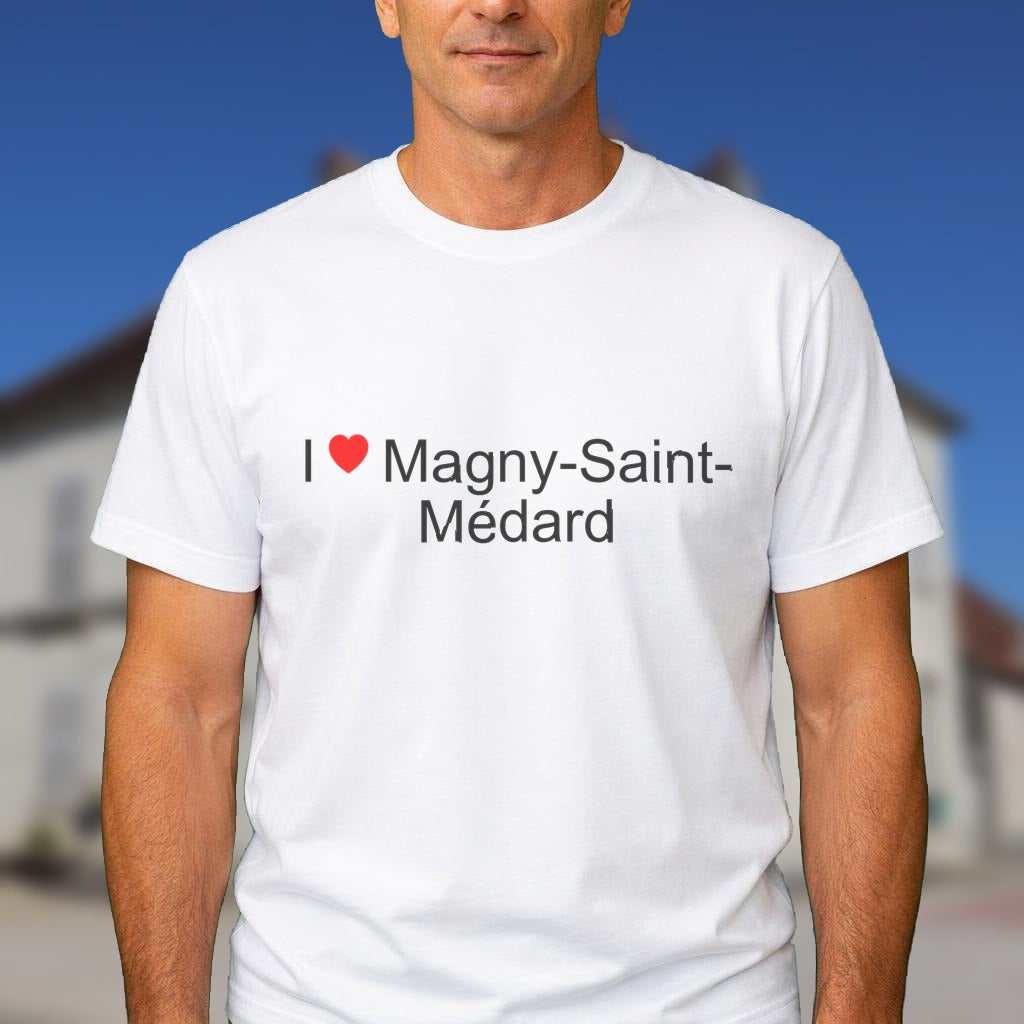 T-shirt I love Magny-Saint-Médard