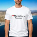 T-shirt I love Mandelieu-la-Napoule porté