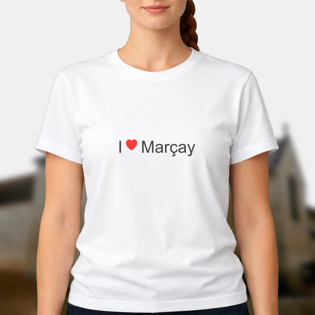 T-shirt I love Marçay (37)