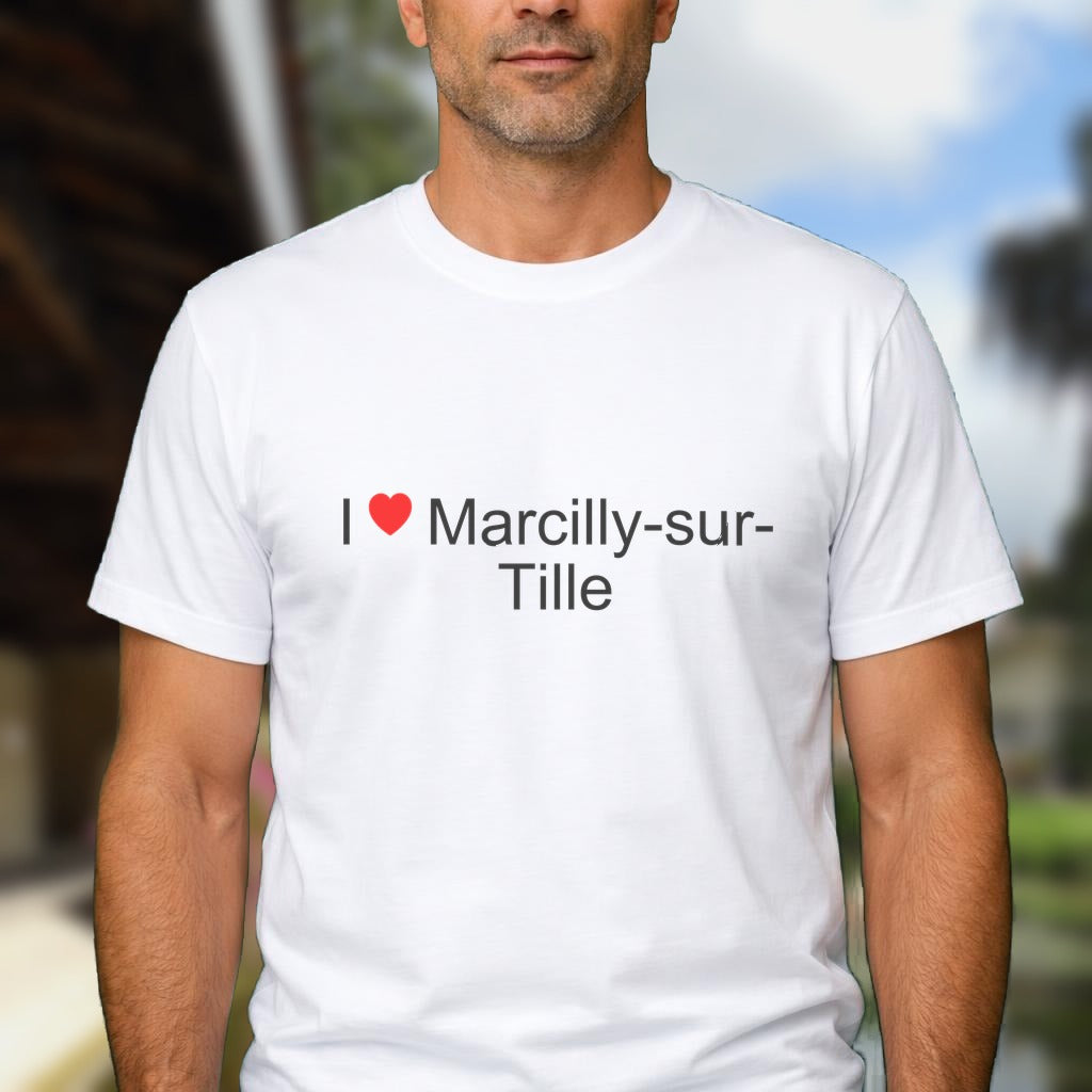 T-shirt I love Marcilly-sur-Tille