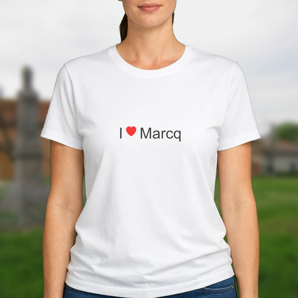 T-shirt I love Marcq (08)