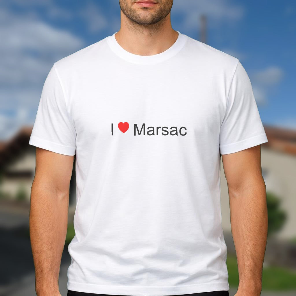 T-shirt I love Marsac (16)