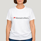 T-shirt I love Marsainvilliers