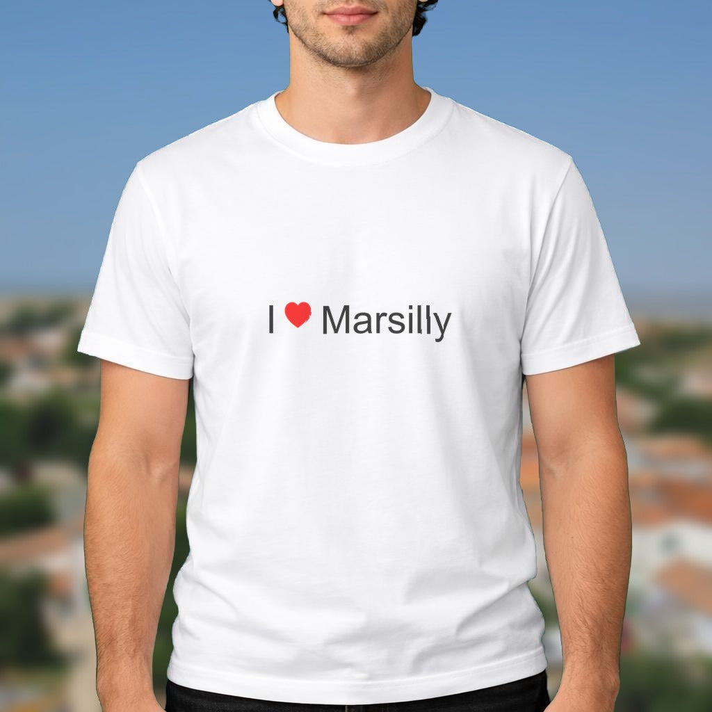 T-shirt I love Marsilly