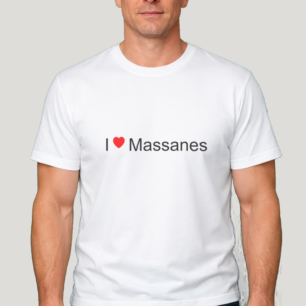 T-shirt I love Massanes