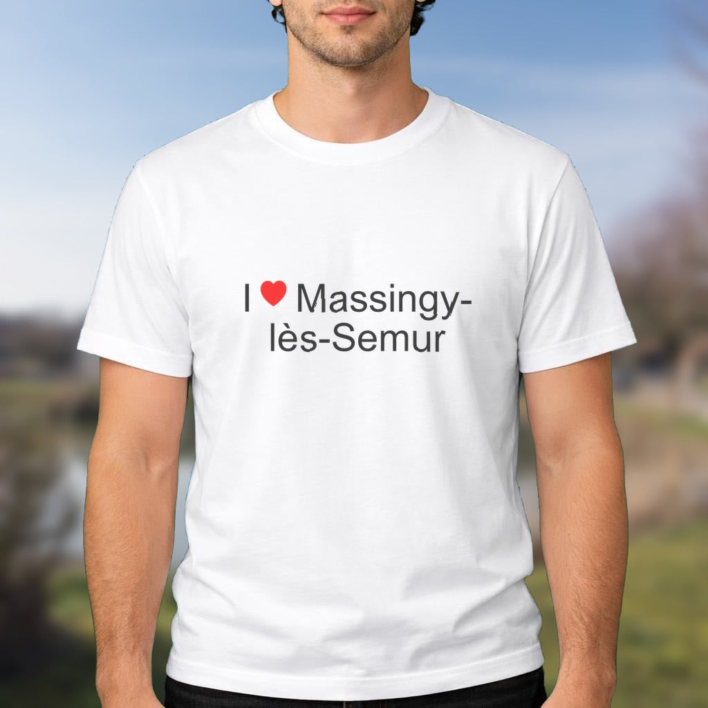 T-shirt I love Massingy-lès-Semur