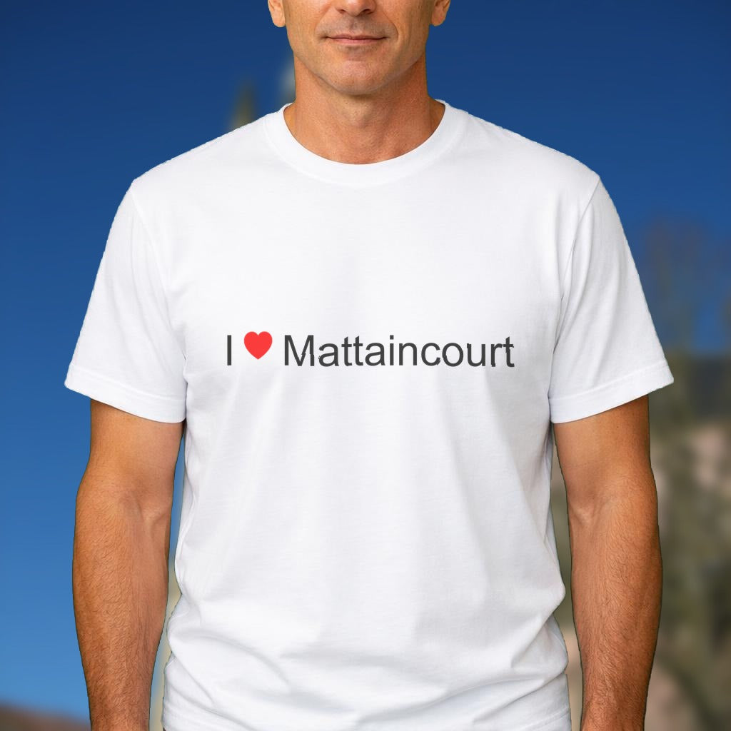 T-shirt I love Mattaincourt