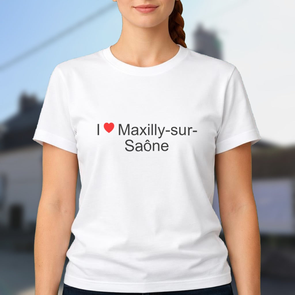 T-shirt I love Maxilly-sur-Saône