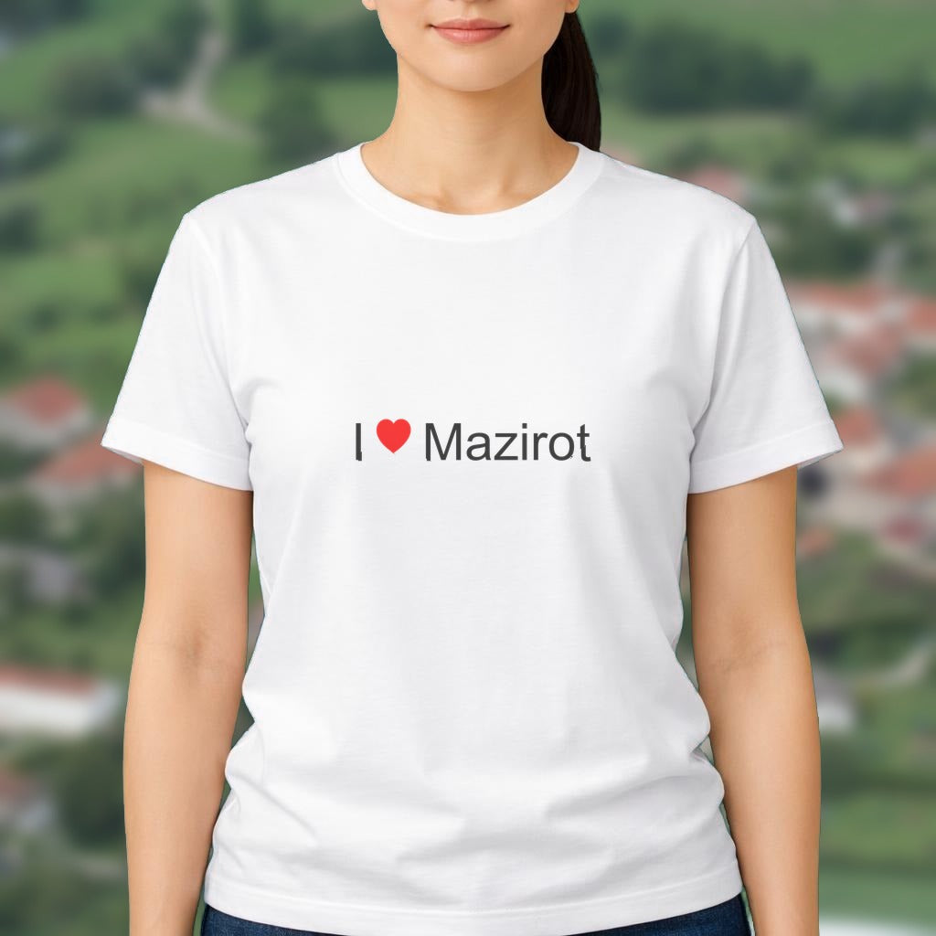 T-shirt I love Mazirot
