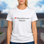 T-shirt I love Menetou-sur-Nahon