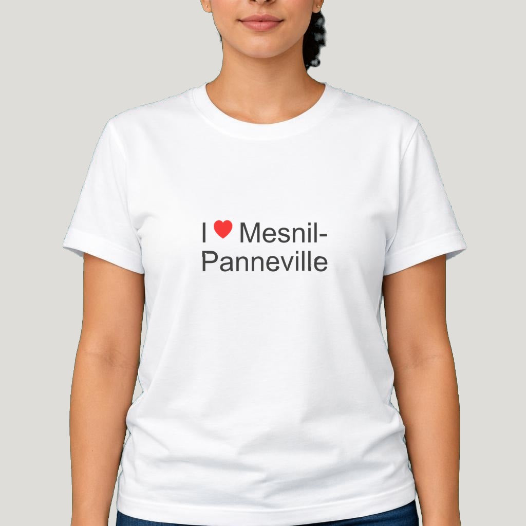 T-shirt I love Mesnil-Panneville