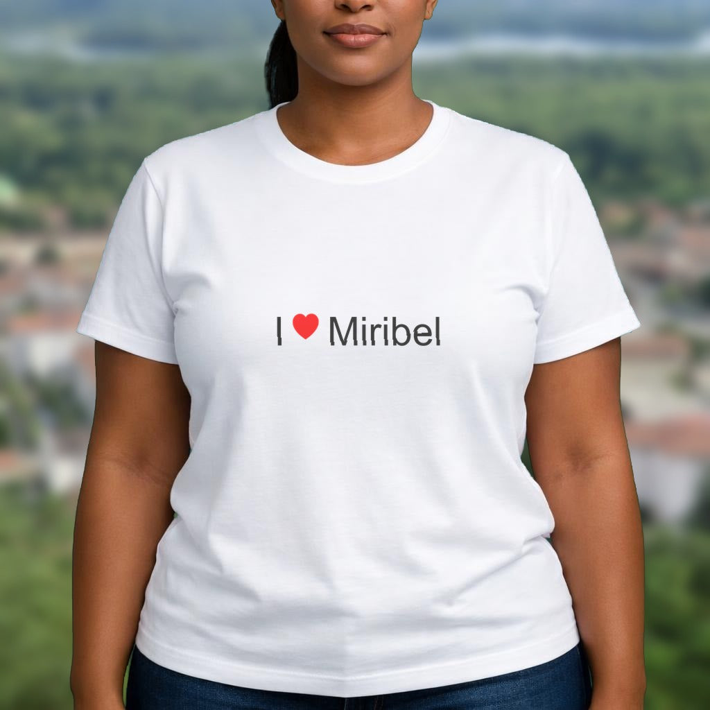 T-shirt I love Miribel
