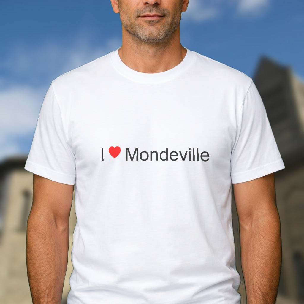 T-shirt I love Mondeville (14)