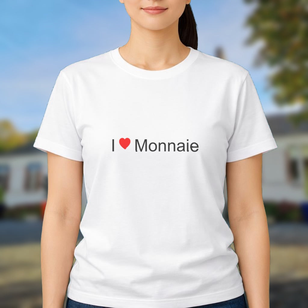 T-shirt I love Monnaie