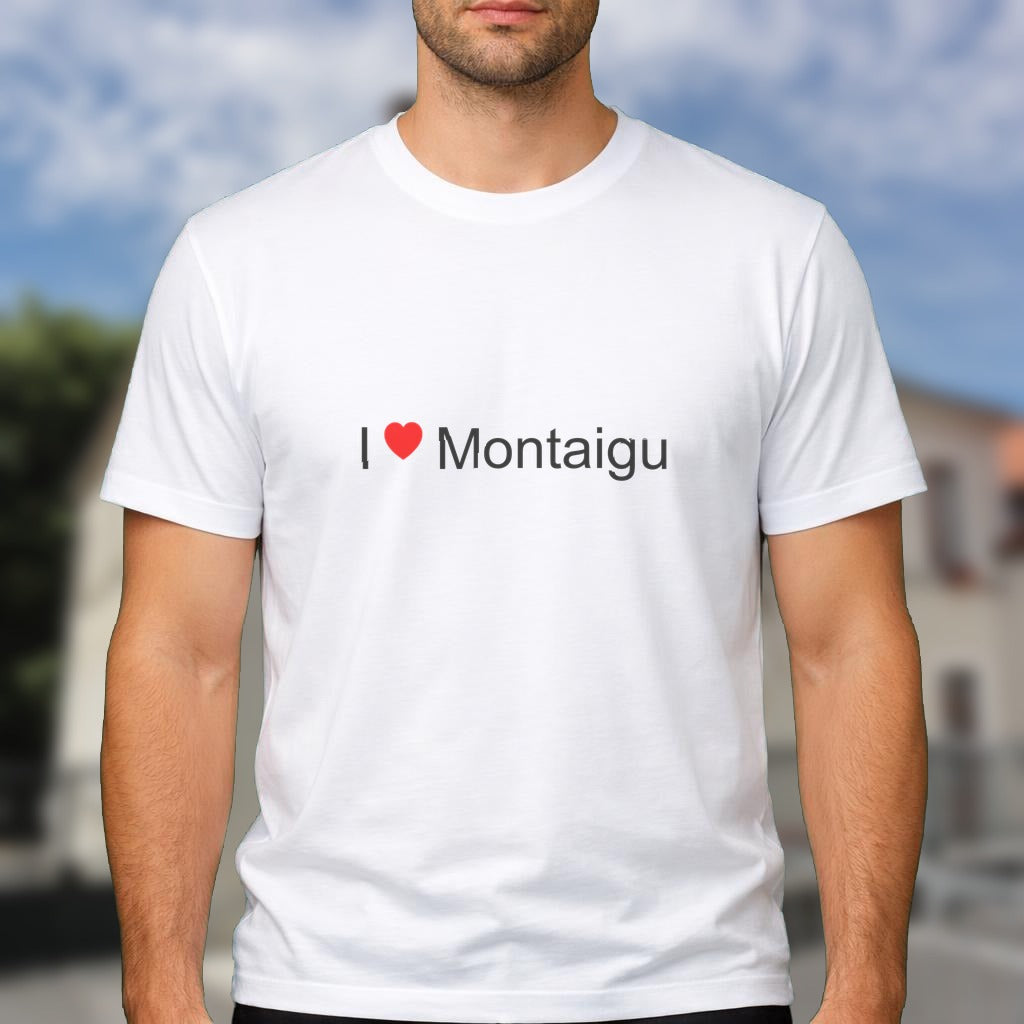 T-shirt I love Montaigu