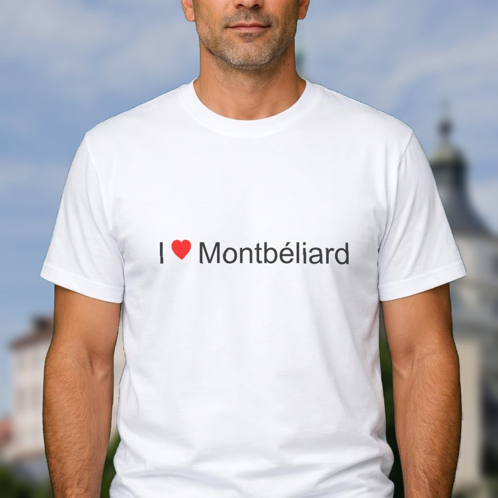 T-shirt I love Montbéliard