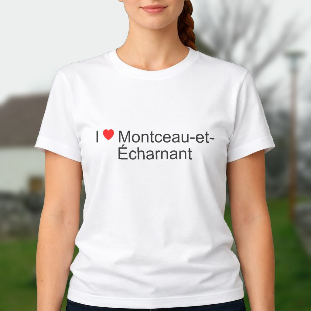 T-shirt I love Montceau-et-Écharnant