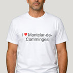 T-shirt I love Montclar-de-Comminges