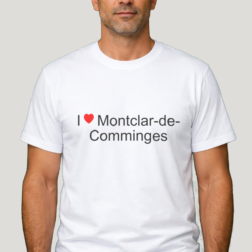 T-shirt I love Montclar-de-Comminges