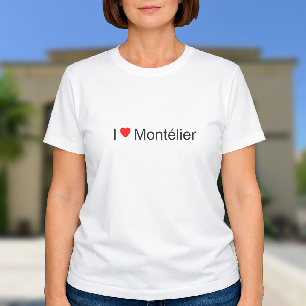 T-shirt I love Montélier